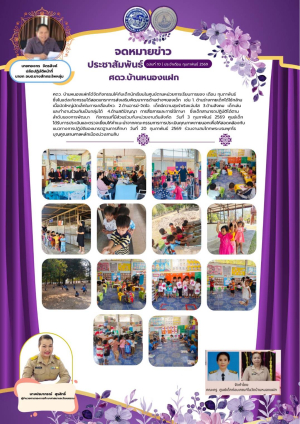 กิจกรรมให้กับเด็กนักเรียนในศูนย์ตามหน่วยการเรียน ศพด.บ้านหนองแฝก องค์การบริหารส่วนตำบลยางสักกระโพหลุ่ม อำเภอม่วงสามสิบ จังหวัดอุบลราชธานี